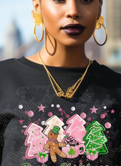 Tis the Season Christmas Sweatshirt, Gildan 18000, AKA Sorority Gift, Cozy Unisex Crewneck for Women, Printify Choice, AKAversary 2024