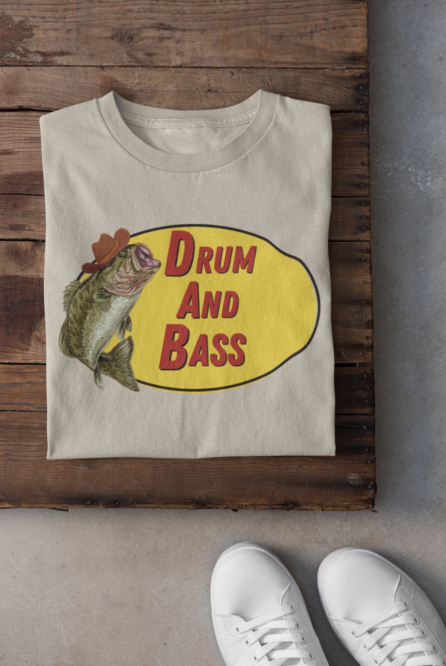 Gildan 5000 Unisex Heavy Cotton Tee - Funny EDM Rave Shirt for Drum and Bass Fans - Perfect Gift for Festival Season - Printify Choice