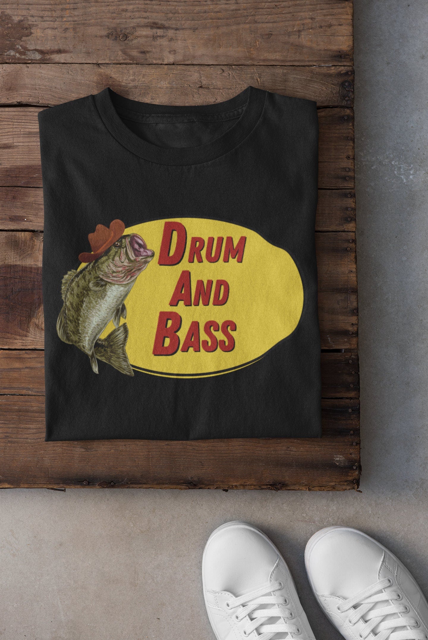 Gildan 5000 Unisex Heavy Cotton Tee - Funny EDM Rave Shirt for Drum and Bass Fans - Perfect Gift for Festival Season - Printify Choice