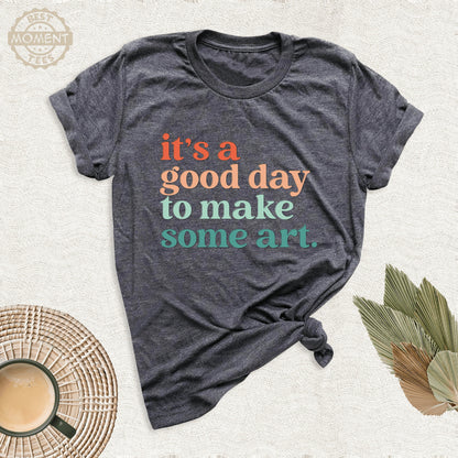 Gildan 5000 Unisex Heavy Cotton Tee for Art Lovers: Perfect Art Teacher Outfit, Printify Choice, Great Gift for Artists, Aesthetic Artist Shirt