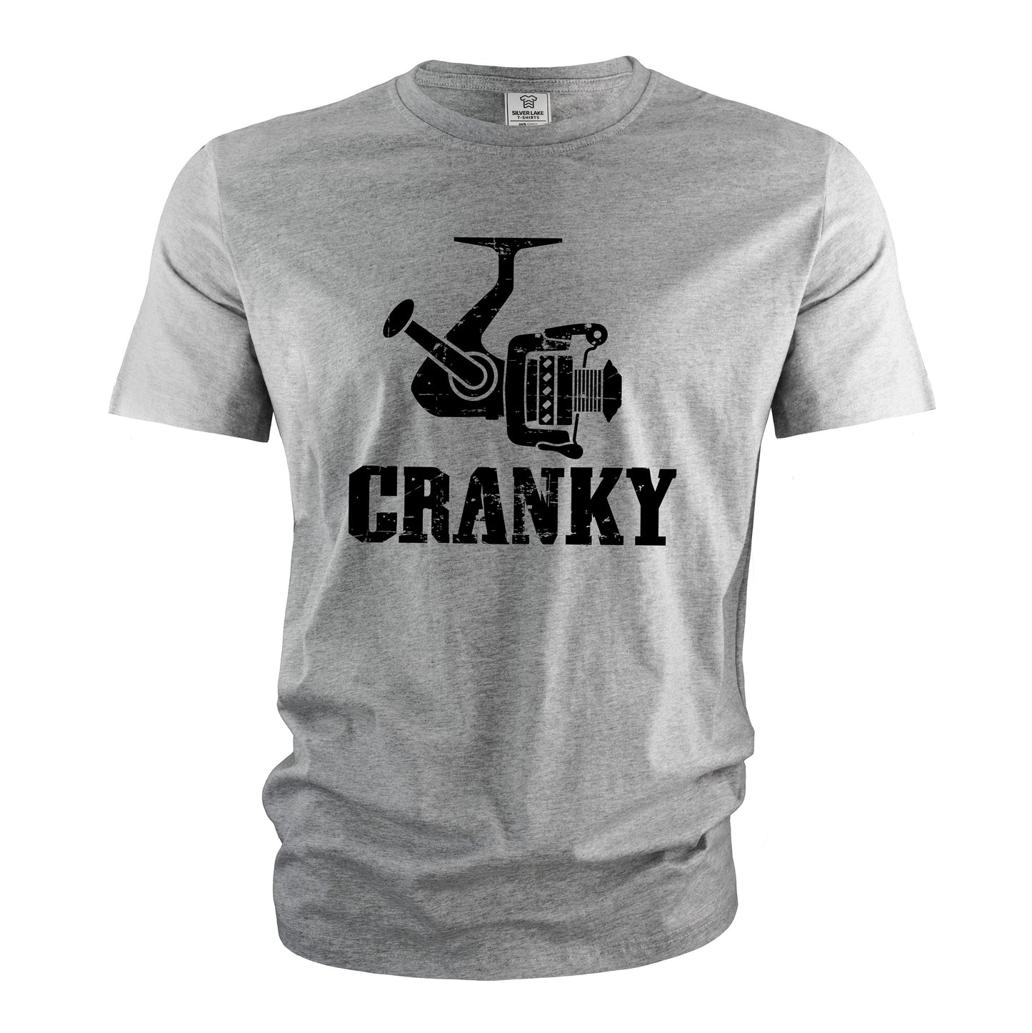 Cranky Fishing T-Shirt Gift for Dad or Husband, Gildan 5000 Unisex Heavy Cotton Tee, Funny Fisherman Outfit, Printify Choice, Size 4 Available