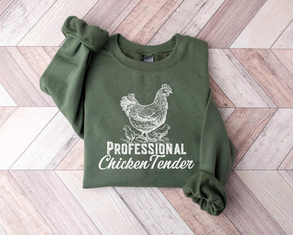 ✨Gildan 18000 Chicken Lover Sweatshirt✨ Cozy Printify Choice for Women, Cute Country Girl Gift, Aesthetic Outfit for Fall