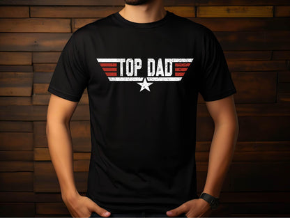 Gildan 5000 Unisex Heavy Cotton Tee - Top Dad T-Shirt for Men, Christmas Gift from Daughter or Son, Printify Choice