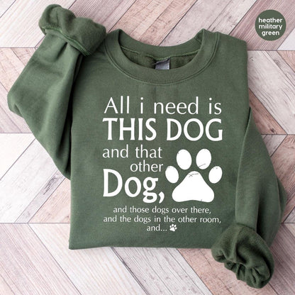 Cozy Gildan 18000 Dog Mom Sweatshirt for Women - Perfect Pet Lover Gift, Aesthetic Fur Mama Outfit, Printify Choice