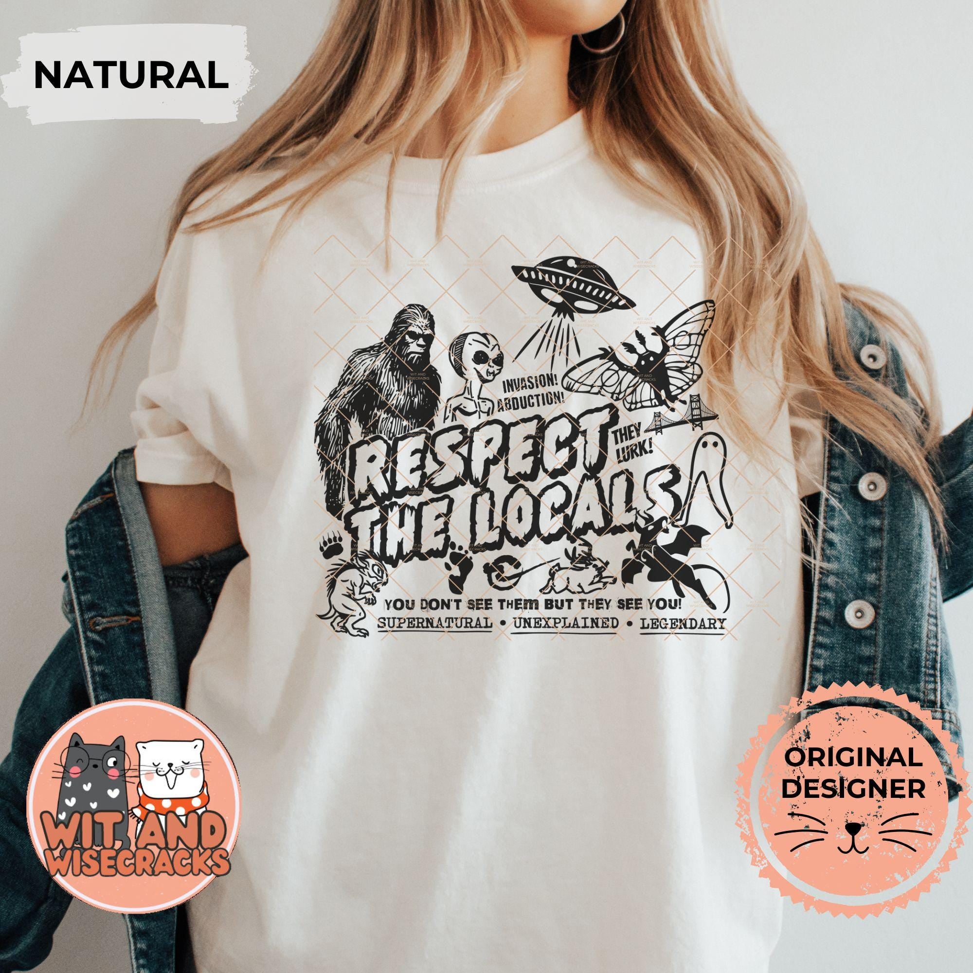 Bigfoot Sasquatch Shirt, Gildan 5000 Unisex Heavy Cotton Tee, Perfect Camping Gift, Outdoor Hiking, Alien & Cryptid Aesthetic, Printify Choice 4