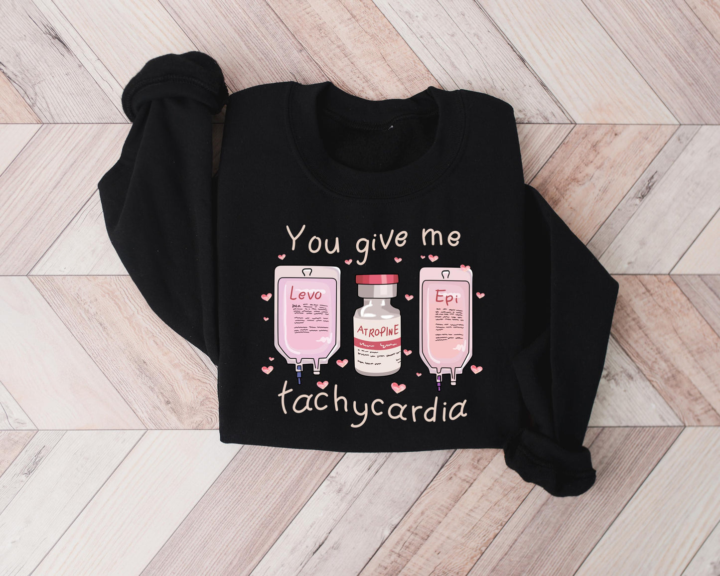 ✨Nurse Valentine Sweatshirt Gildan 18000✨ Cozy Gift for Women, Valentine's Day Aesthetic, Unisex Printify Choice