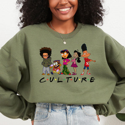 Black History Month Sweatshirt Gildan 18000 Crewneck, Unisex Fleece, Culture Pride Shirt, Black Lives Matter Gift, Cozy Winter Outfit for Women & Men