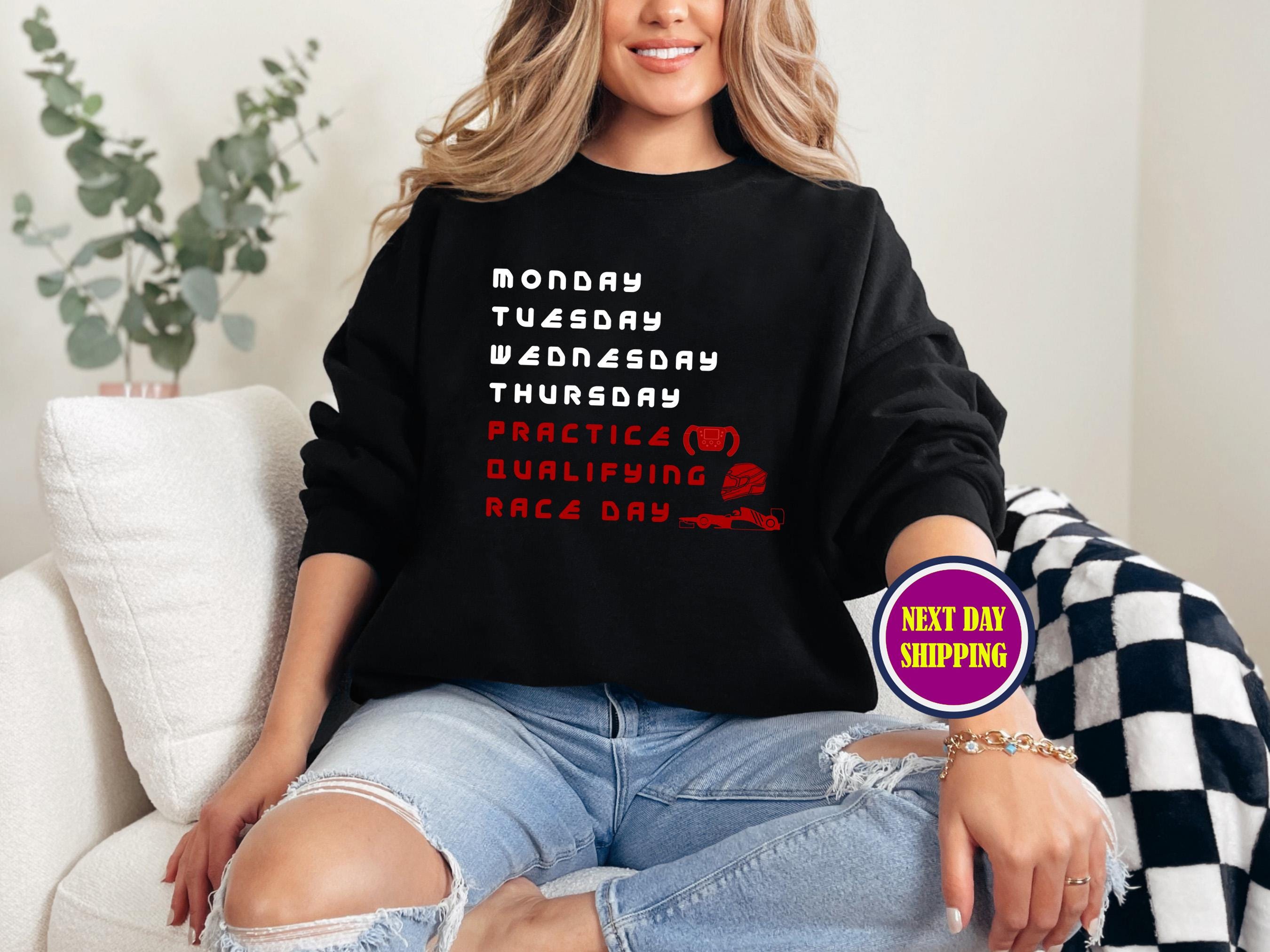 Race Week Sweatshirt Formula 1 Graphic Crewneck - Gildan 18000 Unisex, Printify Choice, Cozy Aesthetic for Racing Fans, Perfect Gift