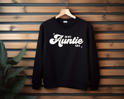 In My Auntie Era Sweatshirt: Gildan 18000 Cozy Gift for Women, Printify Choice Cotton-Blend, Aesthetic Crewneck for Viral Outfits