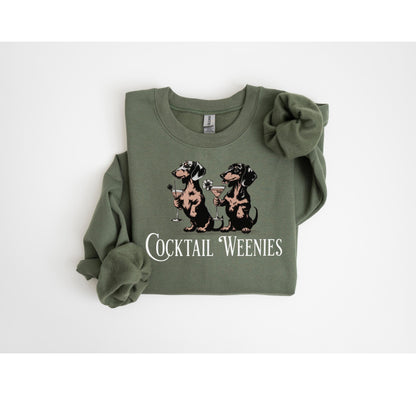 Dachshund Gift Gildan 18000 Sweatshirt: Funny Weenies Shirt for Doxie Lovers, Cozy Unisex Crewneck, Perfect for Women & Men