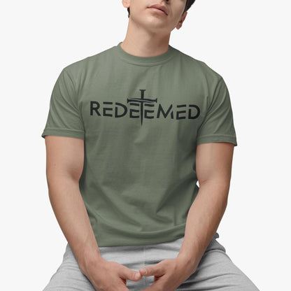 Gildan 5000 Unisex Heavy Cotton Faith Shirt for Men - Redeemed Christian Tee, Perfect Father's Day or Birthday Gift, Trendy Printify Choice