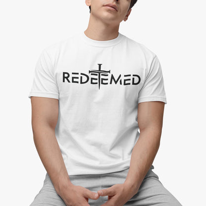Gildan 5000 Unisex Heavy Cotton Faith Shirt for Men - Redeemed Christian Tee, Perfect Father's Day or Birthday Gift, Trendy Printify Choice