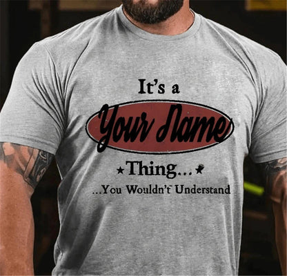 Gildan 5000 Unisex Heavy Cotton Tee "It's a Your Name Thing" – Perfect Gift for Men & Women, Printify Choice, Ideal Casual Outfit