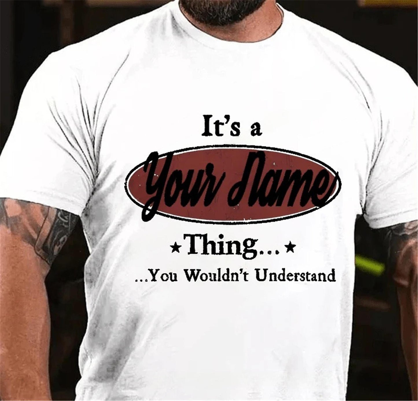 Gildan 5000 Unisex Heavy Cotton Tee "It's a Your Name Thing" – Perfect Gift for Men & Women, Printify Choice, Ideal Casual Outfit
