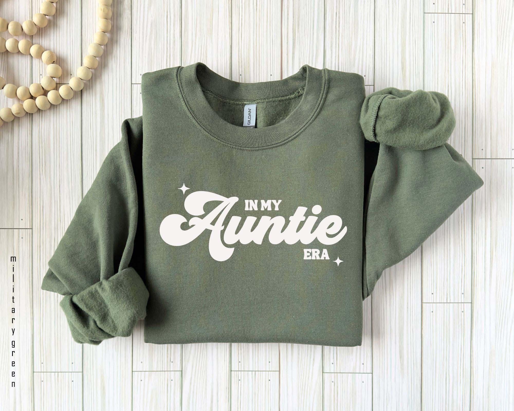 In My Auntie Era Sweatshirt: Gildan 18000 Cozy Gift for Women, Printify Choice Cotton-Blend, Aesthetic Crewneck for Viral Outfits
