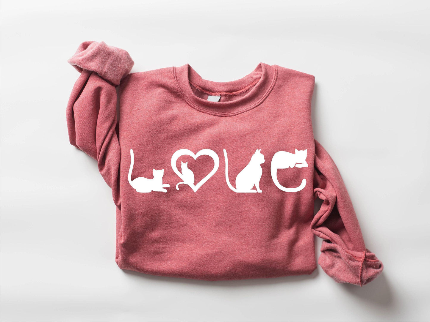 ✨Cat Mom Gildan 18000 Sweatshirt✨ Cozy Black Printify Choice for Women, Perfect Gift for Cat Lovers, Christmas Aesthetic Outfit