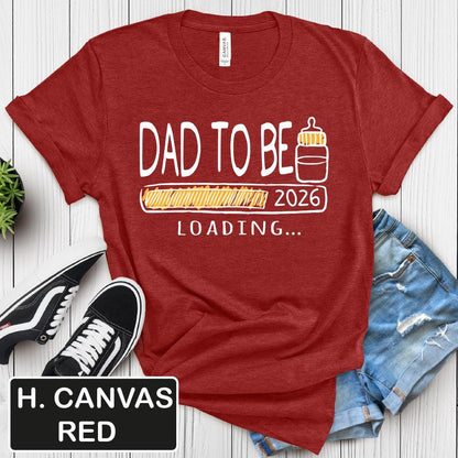 Dad To Be 2026 Gildan 5000 Shirt, Unisex Heavy Cotton Tee, Perfect New Father Gift, Pregnancy Announcement, Printify Choice, Daddy Est 2026 Top