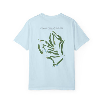 Augusta National Golf Map Tee - Comfort Colors® 1717 Unisex Garment-Dyed T-shirt for Golf Fans, SwiftPOD Design, Perfect Gift for Masters Lovers