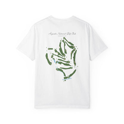 Augusta National Golf Map Tee - Comfort Colors® 1717 Unisex Garment-Dyed T-shirt for Golf Fans, SwiftPOD Design, Perfect Gift for Masters Lovers