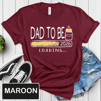 Dad To Be 2026 Gildan 5000 Shirt, Unisex Heavy Cotton Tee, Perfect New Father Gift, Pregnancy Announcement, Printify Choice, Daddy Est 2026 Top