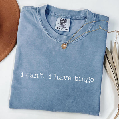 Comfort Colors® 1717 Funny Bingo Shirt, Unisex Garment-Dyed T-shirt, SwiftPOD, Perfect Gift for Bingo Lovers, Ideal for Bingo Night Outfit