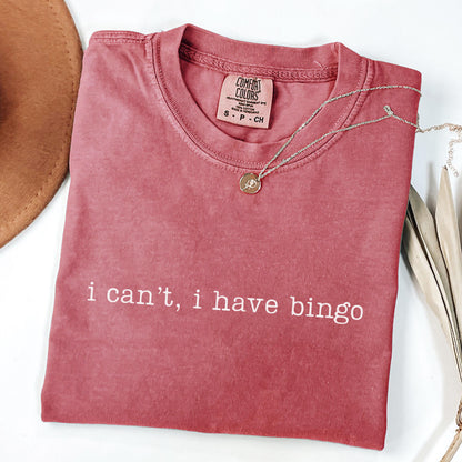 Comfort Colors® 1717 Funny Bingo Shirt, Unisex Garment-Dyed T-shirt, SwiftPOD, Perfect Gift for Bingo Lovers, Ideal for Bingo Night Outfit