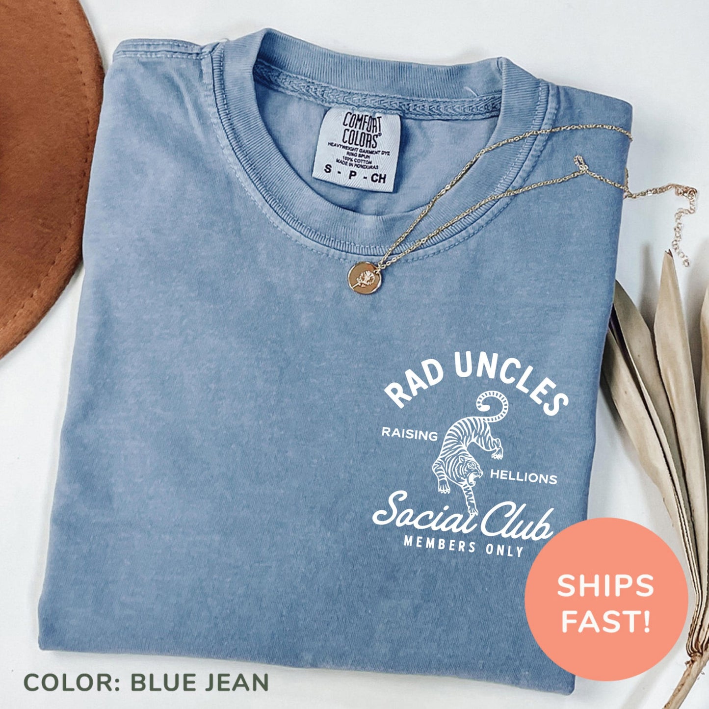 Comfort Colors® 1717 Unisex Garment-Dyed T-shirt for Cool Uncles – Perfect Gift or Baby Announcement Shirt