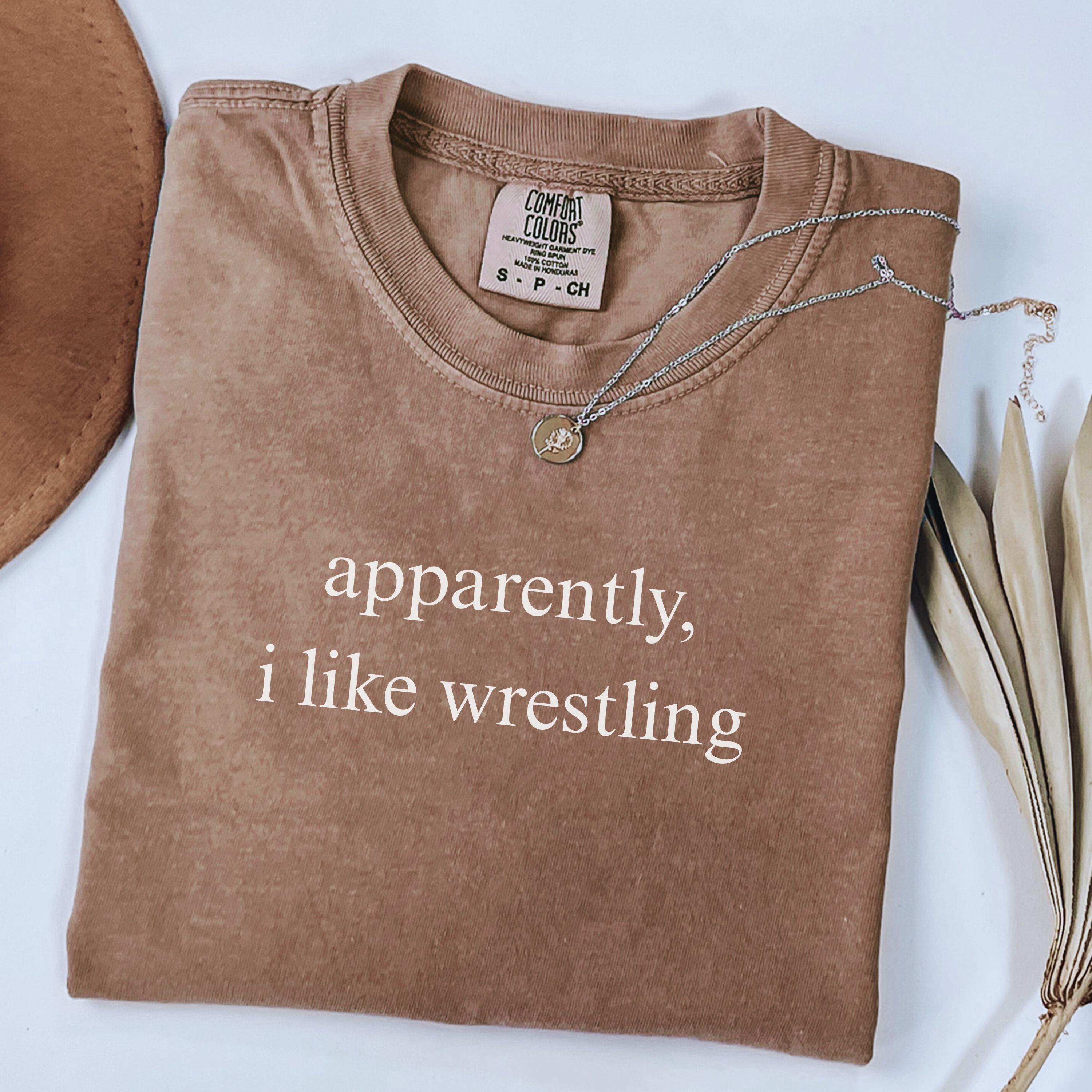 Comfort Colors® 1717 Unisex Wrestling Mom Shirt, Funny Wrestler Tee by SwiftPOD, Perfect Gift for Grappling Sports Fans