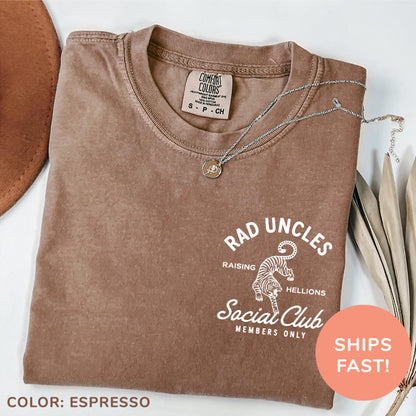 Comfort Colors® 1717 Unisex Garment-Dyed T-shirt for Cool Uncles – Perfect Gift or Baby Announcement Shirt