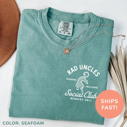 Comfort Colors® 1717 Unisex Garment-Dyed T-shirt for Cool Uncles – Perfect Gift or Baby Announcement Shirt