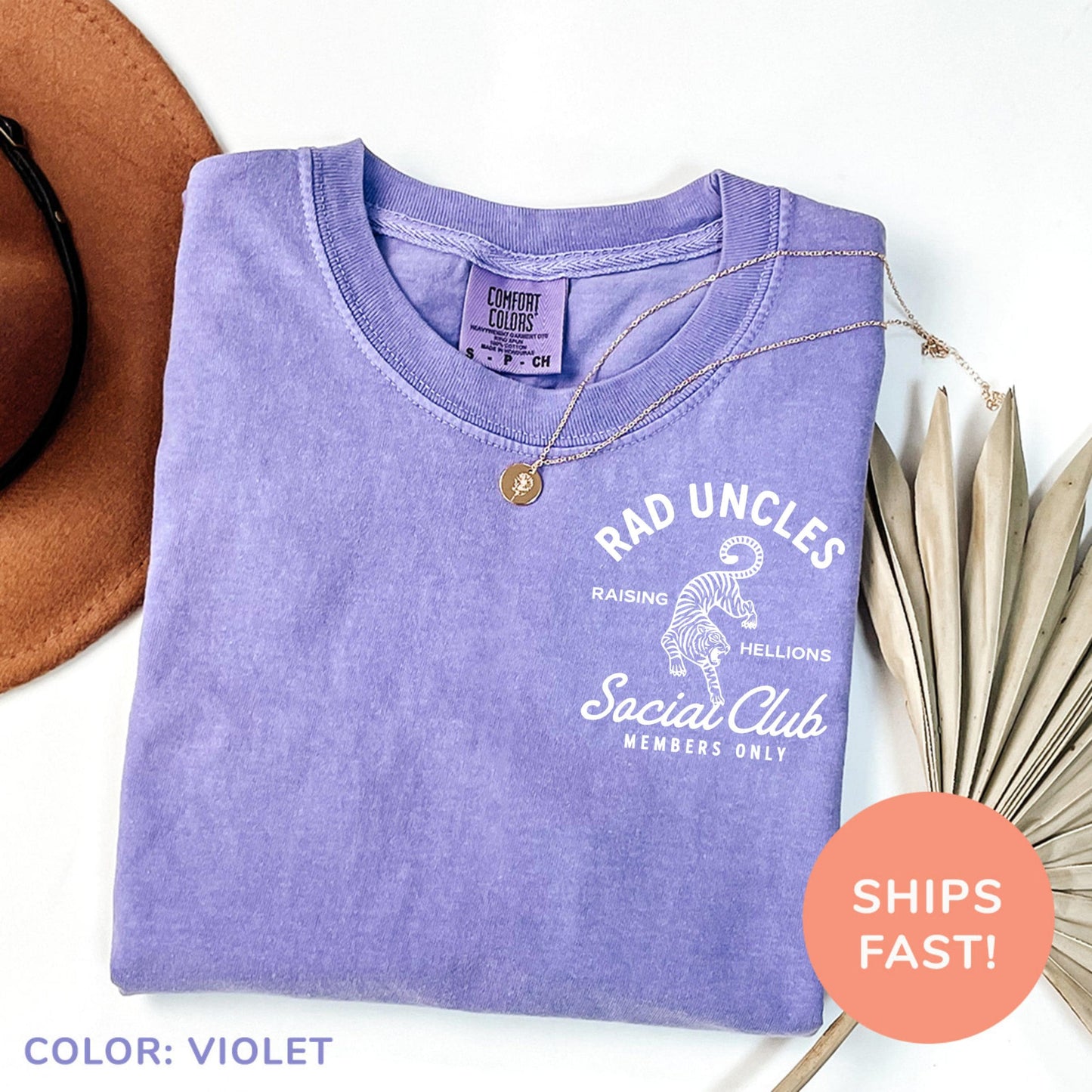 Comfort Colors® 1717 Unisex Garment-Dyed T-shirt for Cool Uncles – Perfect Gift or Baby Announcement Shirt