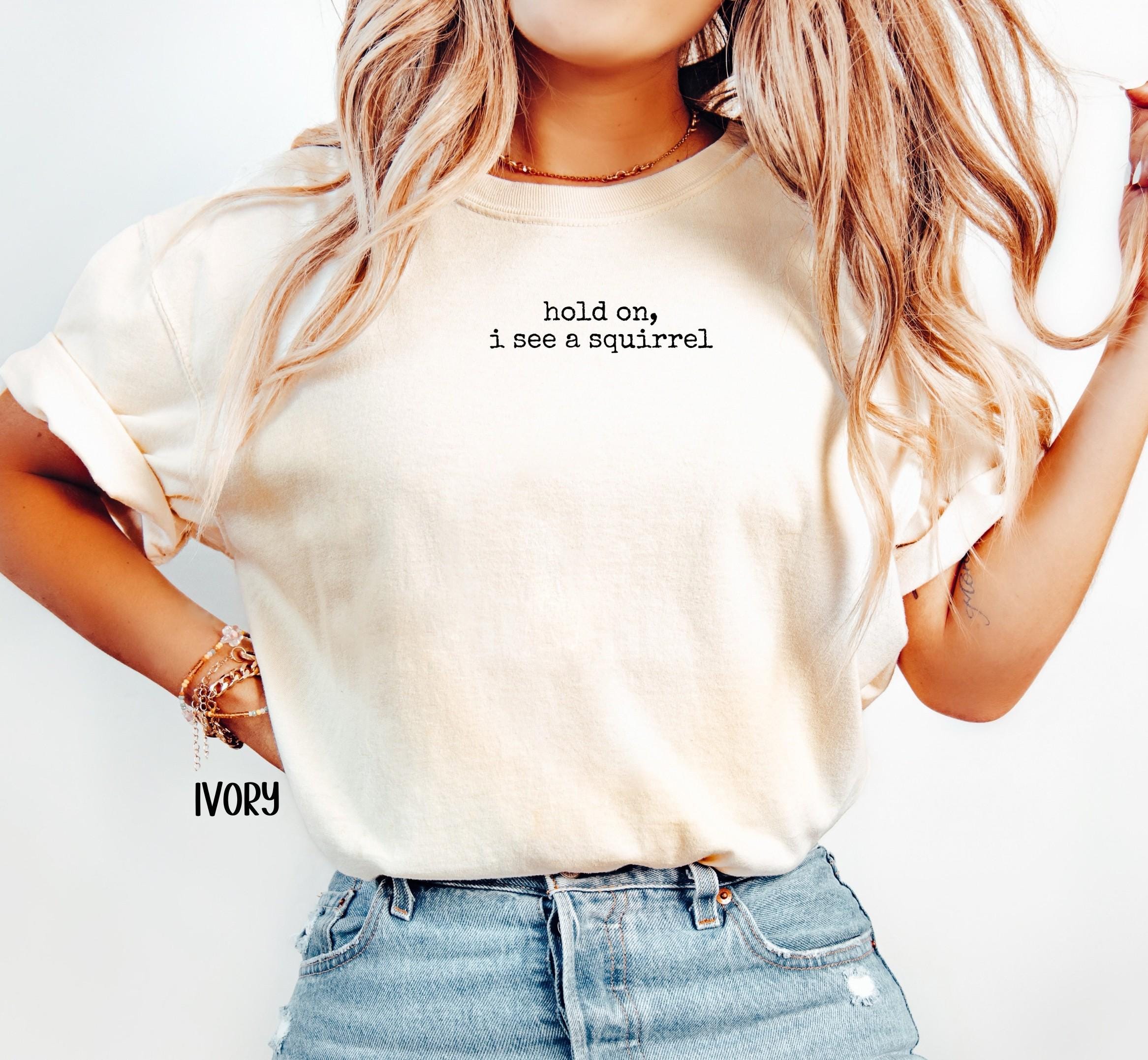 Funny Squirrel Comfort Colors® 1717 Unisex T-shirt Gift for Squirrel Lovers - SwiftPOD Style