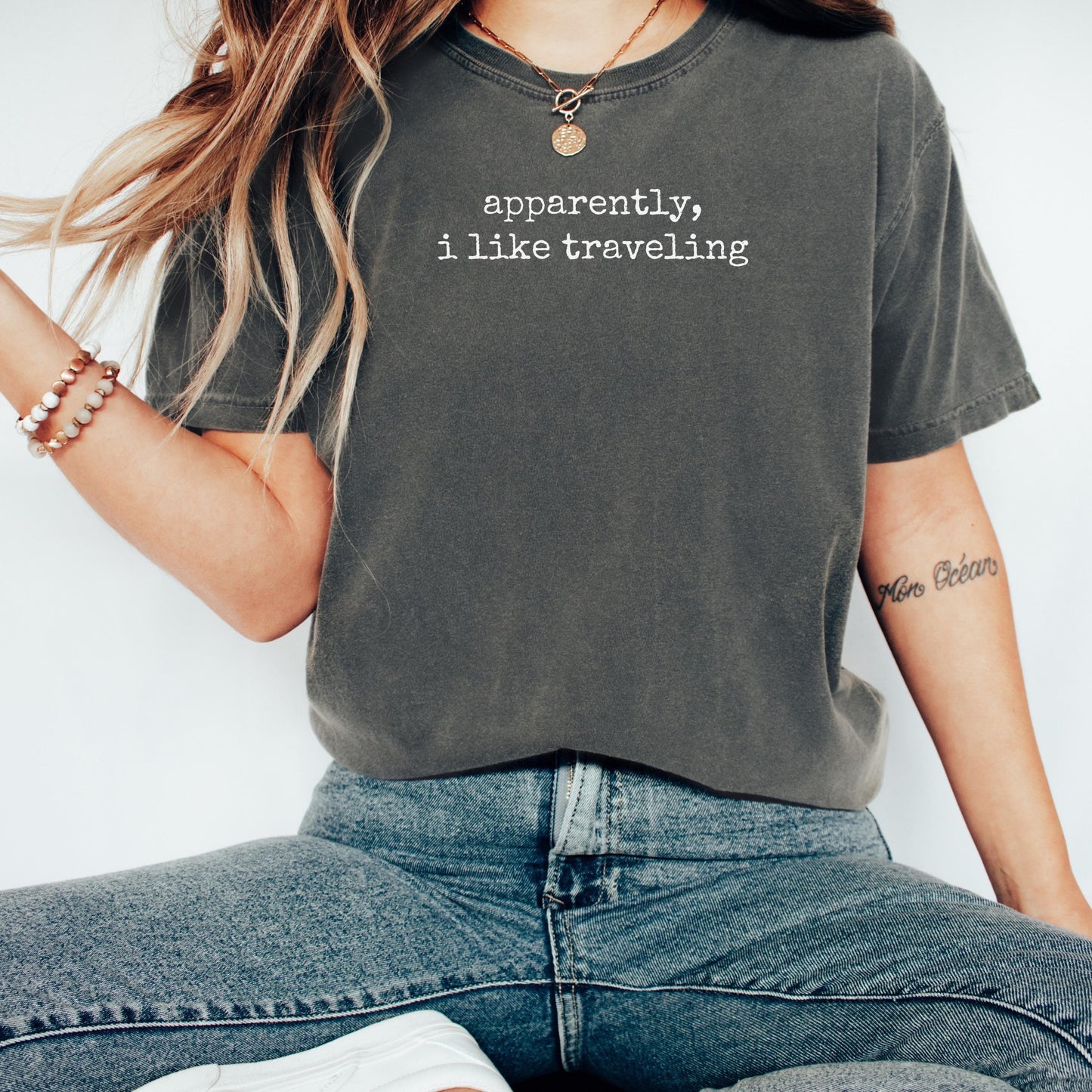 Comfort Colors® 1717 Unisex Garment-Dyed Tee - Funny Travel Lover Gift by SwiftPOD - Perfect Vacation Shirt for Men & Women