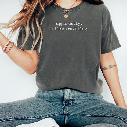 Comfort Colors® 1717 Unisex Garment-Dyed Tee - Funny Travel Lover Gift by SwiftPOD - Perfect Vacation Shirt for Men & Women