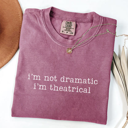 Comfort Colors® 1717 Unisex Garment-Dyed T-shirt, Funny Theatre Shirt, Actor Gift, Drama Teacher Outfit, SwiftPOD, Perfect for Women & Men