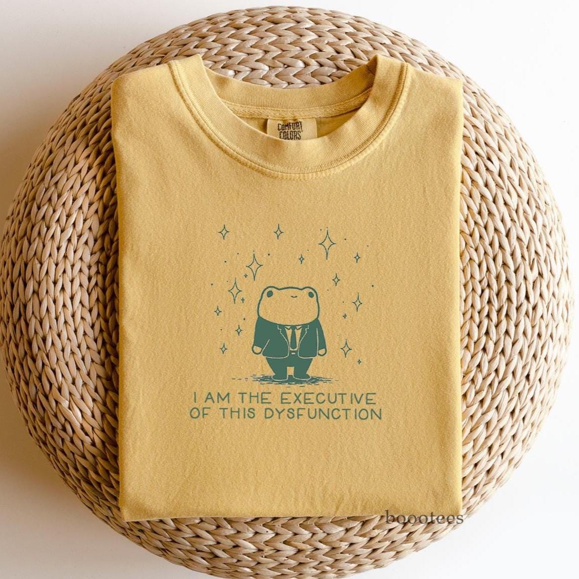 Unisex Comfort Colors® 1717 Frog Tee: Sarcastic Humor for Women & Men - 100% Cotton, Perfect Gift, SwiftPOD 4