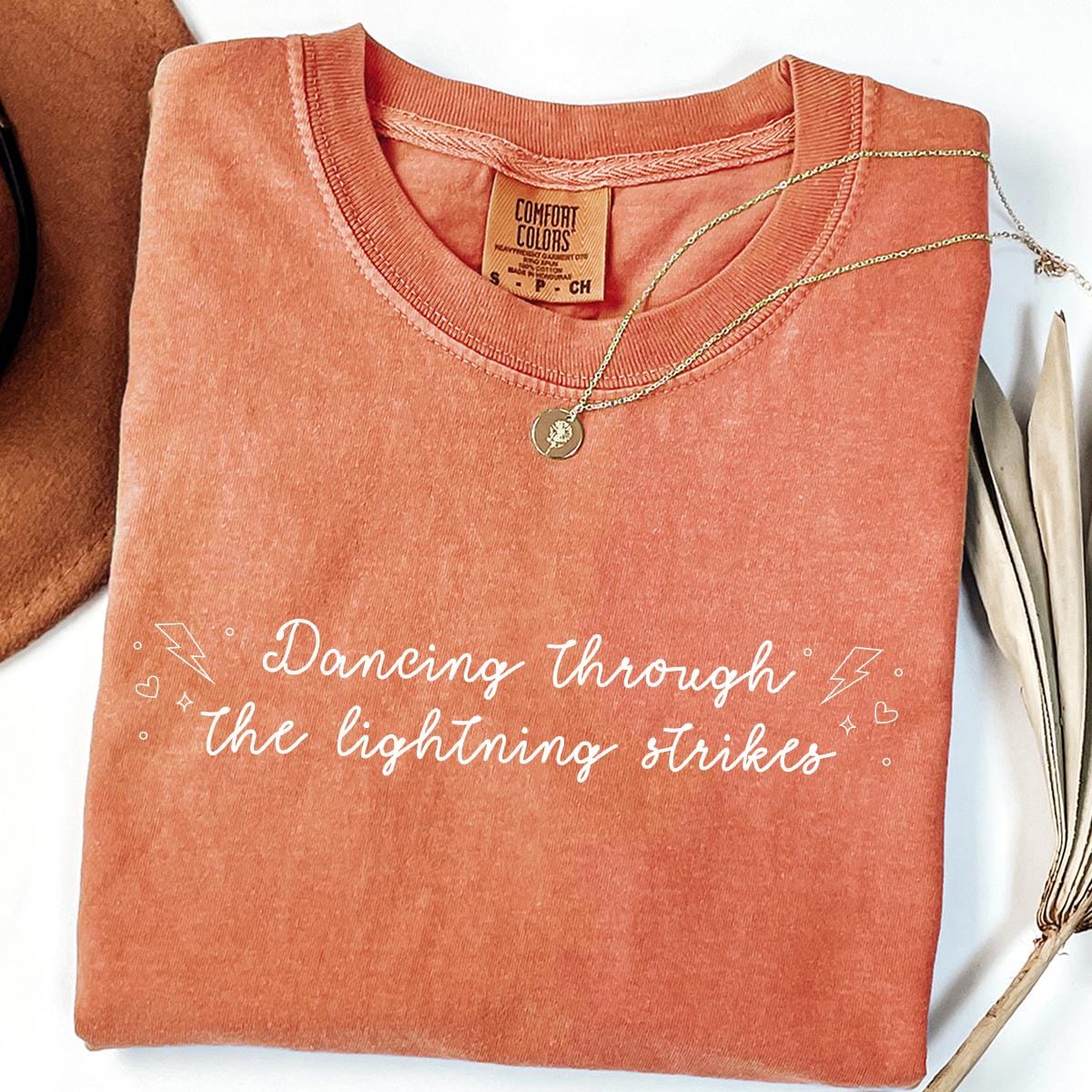 Dancing Through the Lightning Strikes Comfort Colors® 1717 Shirt, Unisex T-shirt for Country Music Fans, Opalite Inspired, Perfect Gift or Dance Tee