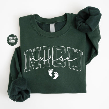 Gildan 18000 Neonatal ICU Nurse Sweatshirt - Cozy Gift for Women - Printify Choice for NICU Professionals