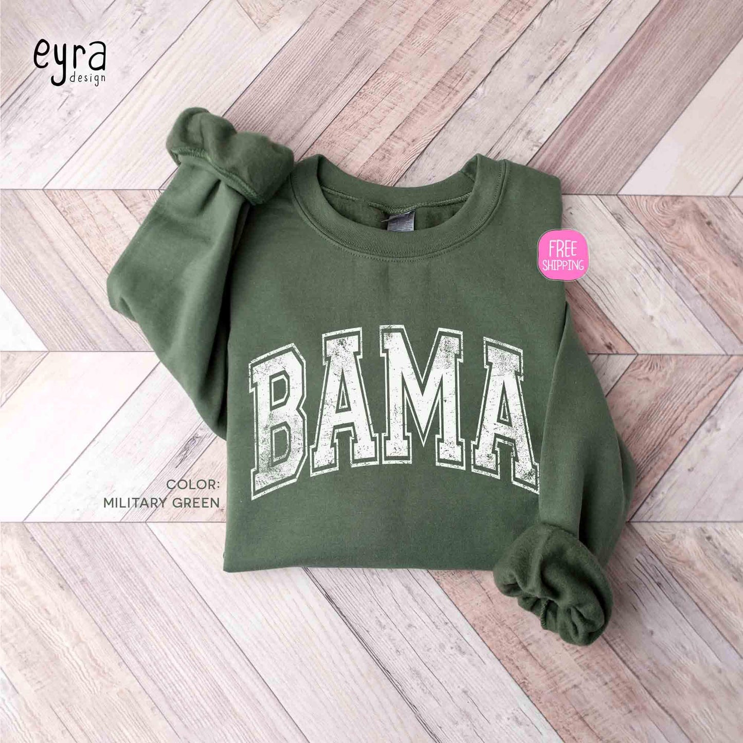 Alabama Game Day Sweatshirt for Women & Men – Gildan 18000 Heavy Blend, Cozy & Durable, Perfect Travel Gift, Printify Choice