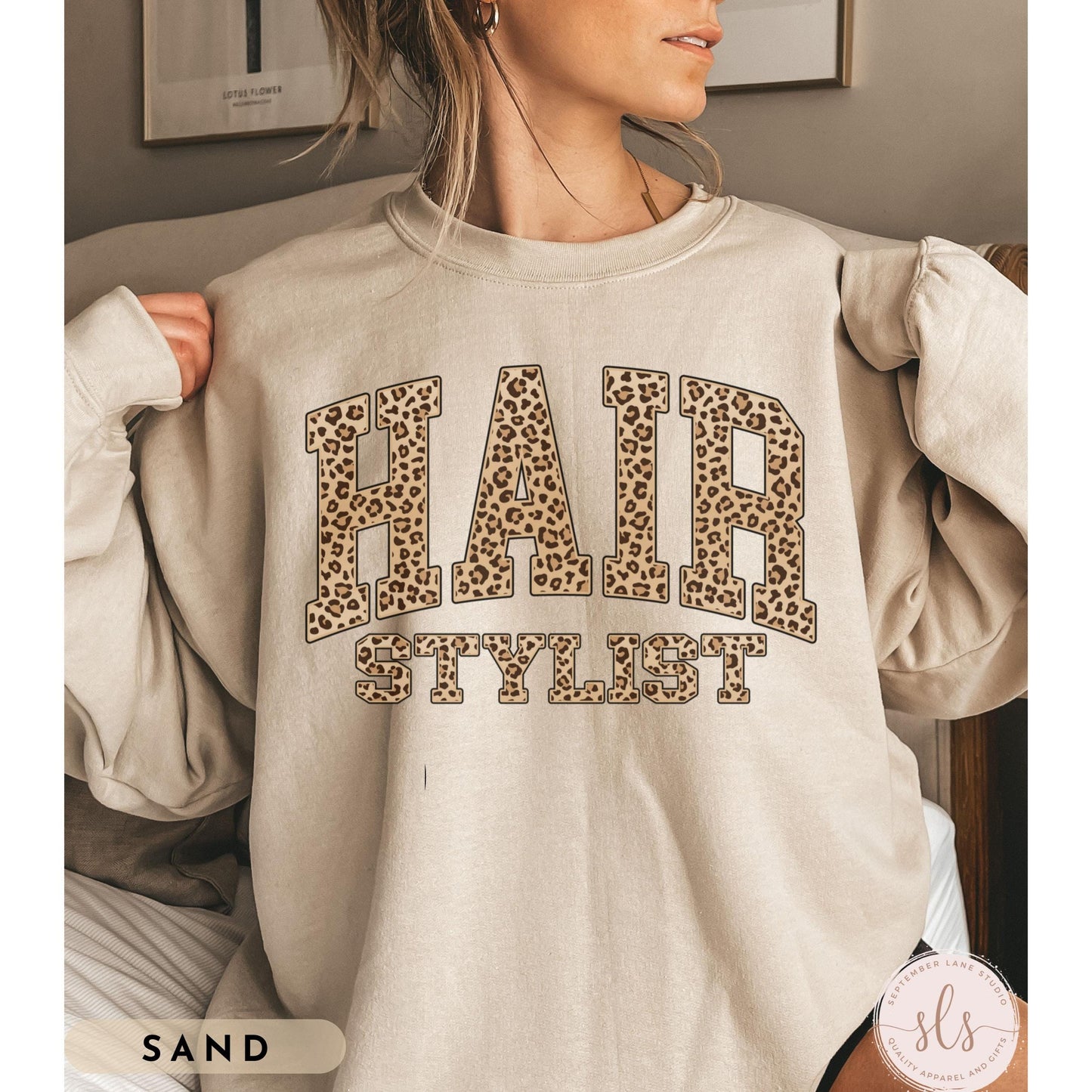 ✨Gildan 18000 Hair Stylist Sweatshirt✨ Cozy Unisex Crewneck, Printify Choice Gift for Women & Men, Cotton Polyester Blend, Sizes S-3XL