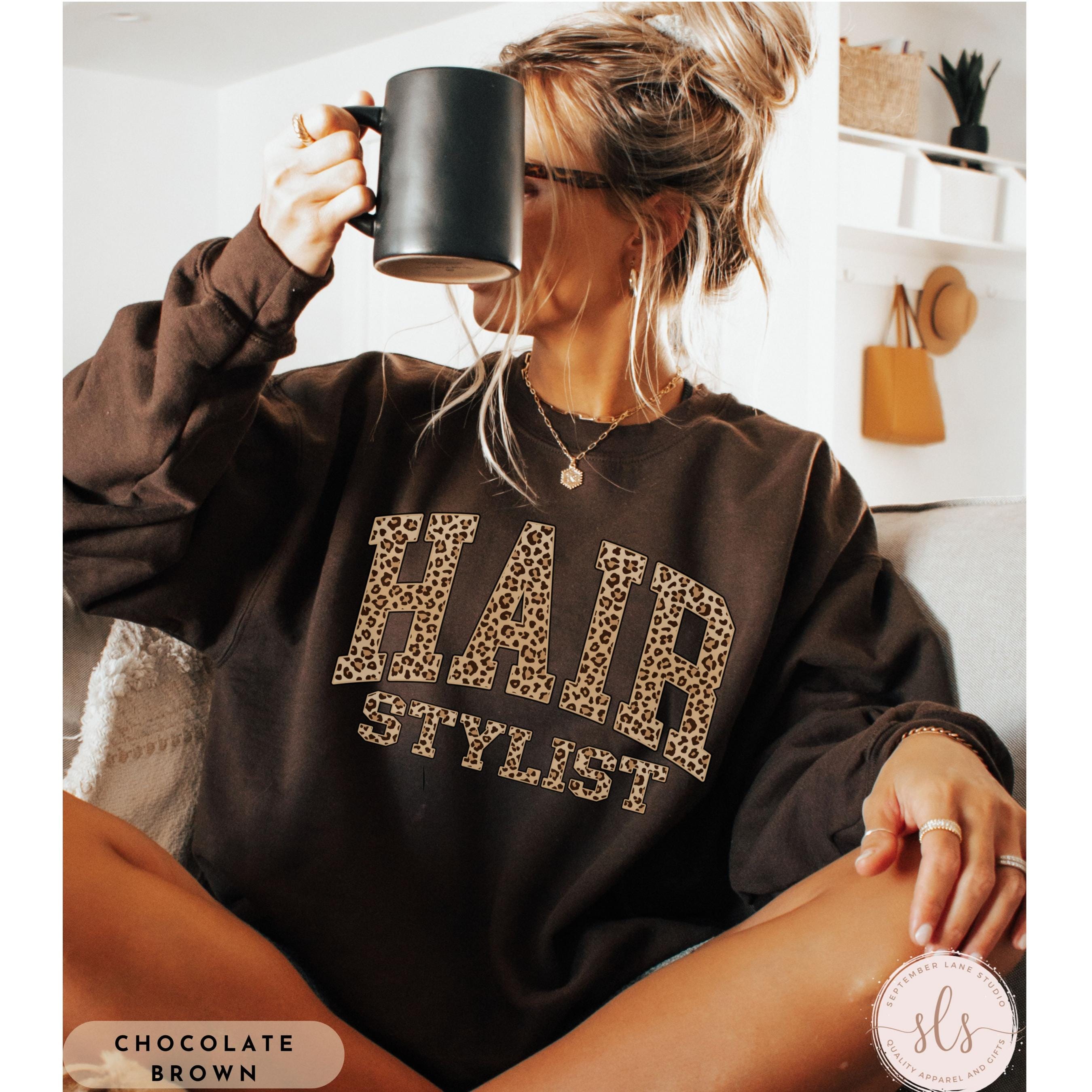 ✨Gildan 18000 Hair Stylist Sweatshirt✨ Cozy Unisex Crewneck, Printify Choice Gift for Women & Men, Cotton Polyester Blend, Sizes S-3XL