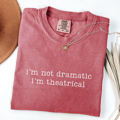 Comfort Colors® 1717 Unisex Garment-Dyed T-shirt, Funny Theatre Shirt, Actor Gift, Drama Teacher Outfit, SwiftPOD, Perfect for Women & Men