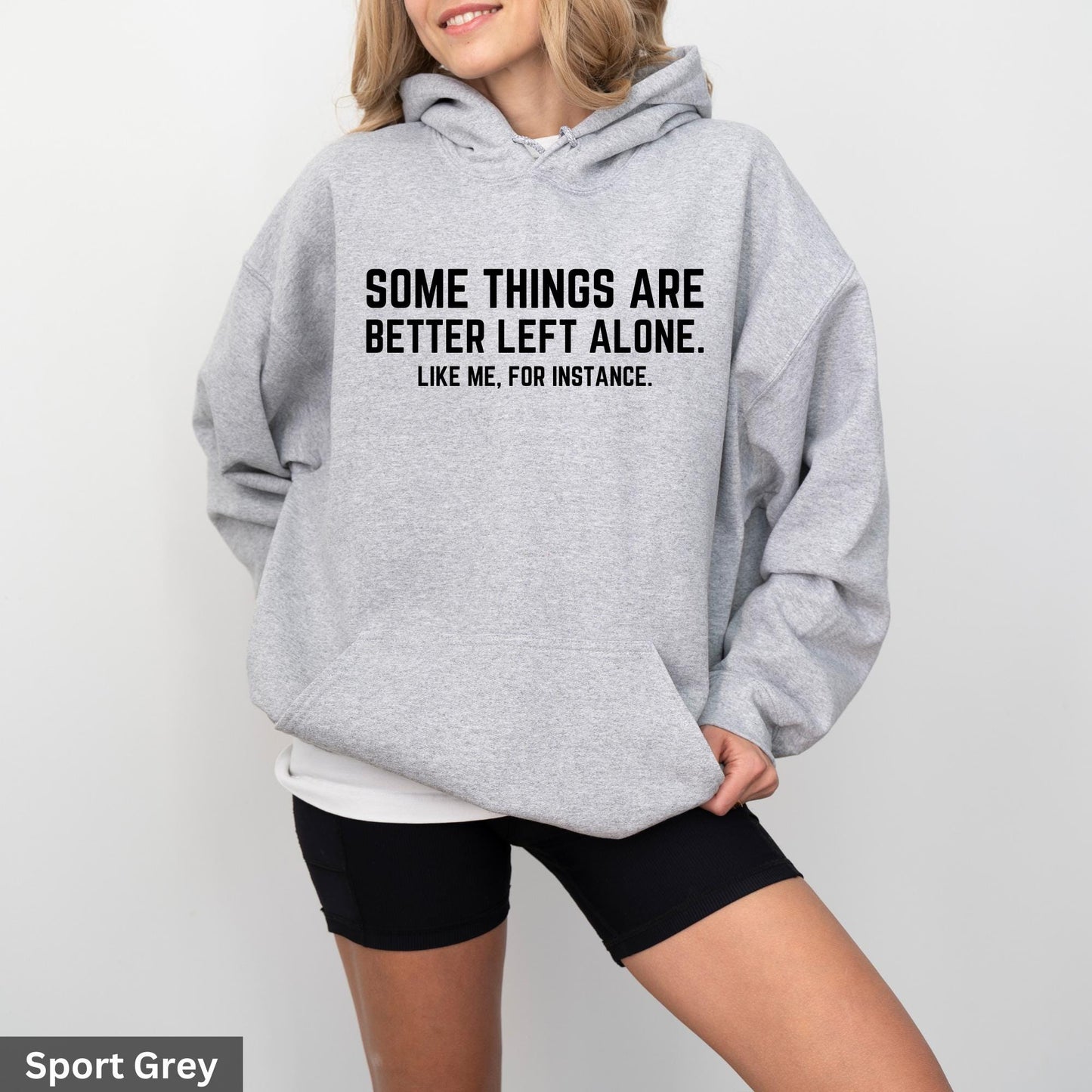 "Gildan 18000 Unisex Graphic Hoodie Funny Sarcastic Quotes Cozy Gift for Men & Women Printify Choice Crewneck for Viral Winter Outfits"