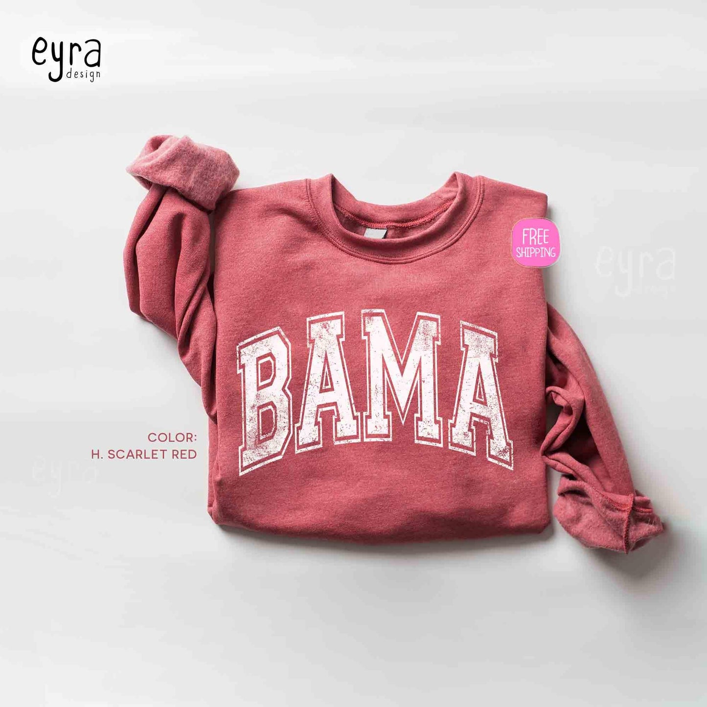 Alabama Game Day Sweatshirt for Women & Men – Gildan 18000 Heavy Blend, Cozy & Durable, Perfect Travel Gift, Printify Choice