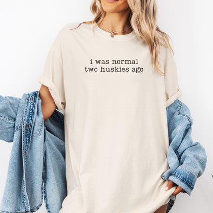 Comfort Colors® 1717 Husky Mom Shirt, Unisex Garment-Dyed T-shirt, Funny Gift for Dog Lovers, SwiftPOD Aesthetic for Women & Men