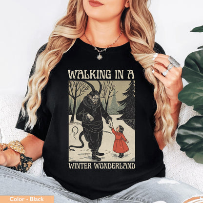 Gildan 18000 Gothic Christmas Sweatshirt Creepy Dark Holiday Tee for Men & Women Cozy Printify Choice Winter Gift