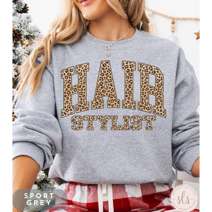 ✨Gildan 18000 Hair Stylist Sweatshirt✨ Cozy Unisex Crewneck, Printify Choice Gift for Women & Men, Cotton Polyester Blend, Sizes S-3XL
