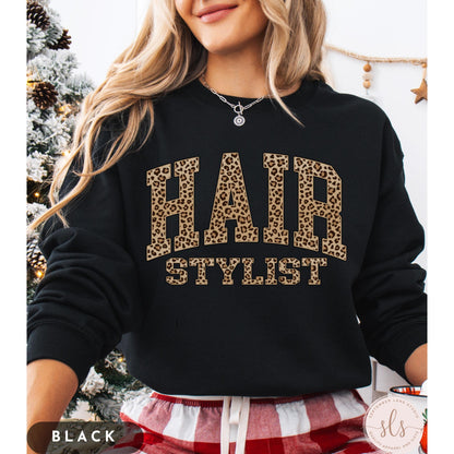 ✨Gildan 18000 Hair Stylist Sweatshirt✨ Cozy Unisex Crewneck, Printify Choice Gift for Women & Men, Cotton Polyester Blend, Sizes S-3XL
