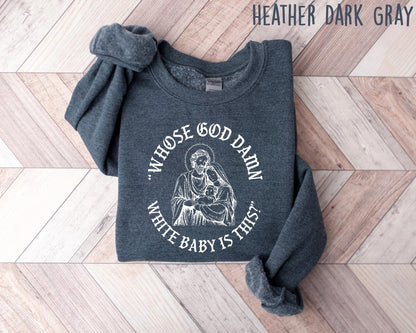 Unisex Heavy Cotton Jesus Humor Tee - Gildan 5000, Funny Meme Gift for Christian Fans, Printify Choice, Perfect Fall Outfit