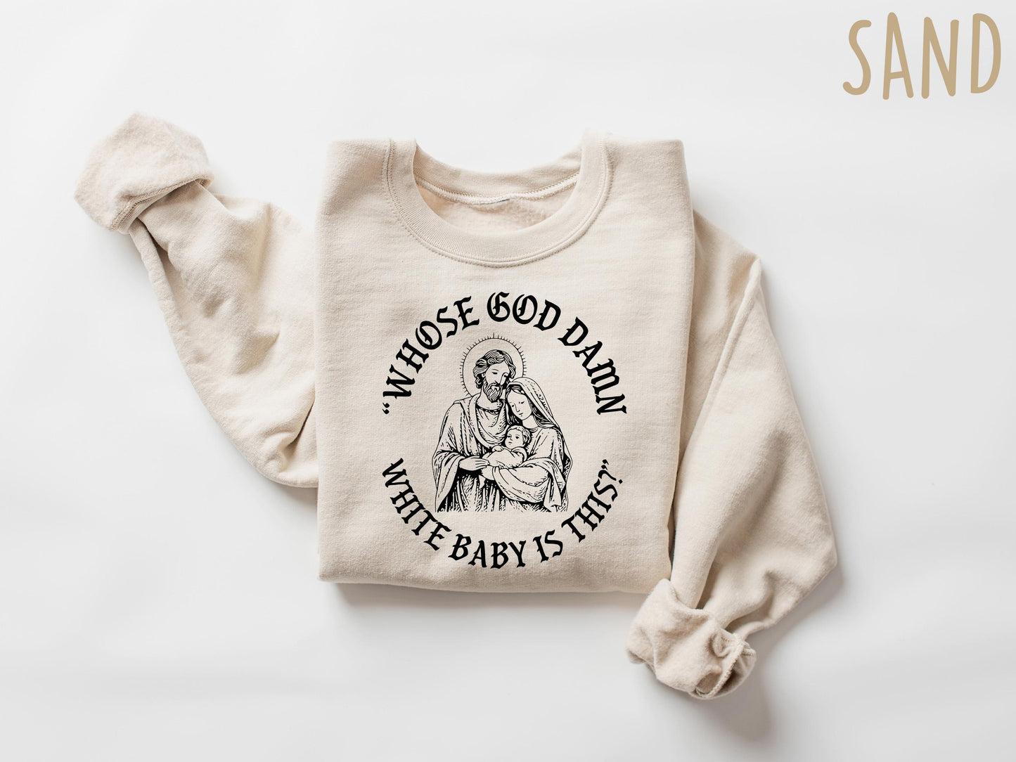 Unisex Heavy Cotton Jesus Humor Tee - Gildan 5000, Funny Meme Gift for Christian Fans, Printify Choice, Perfect Fall Outfit